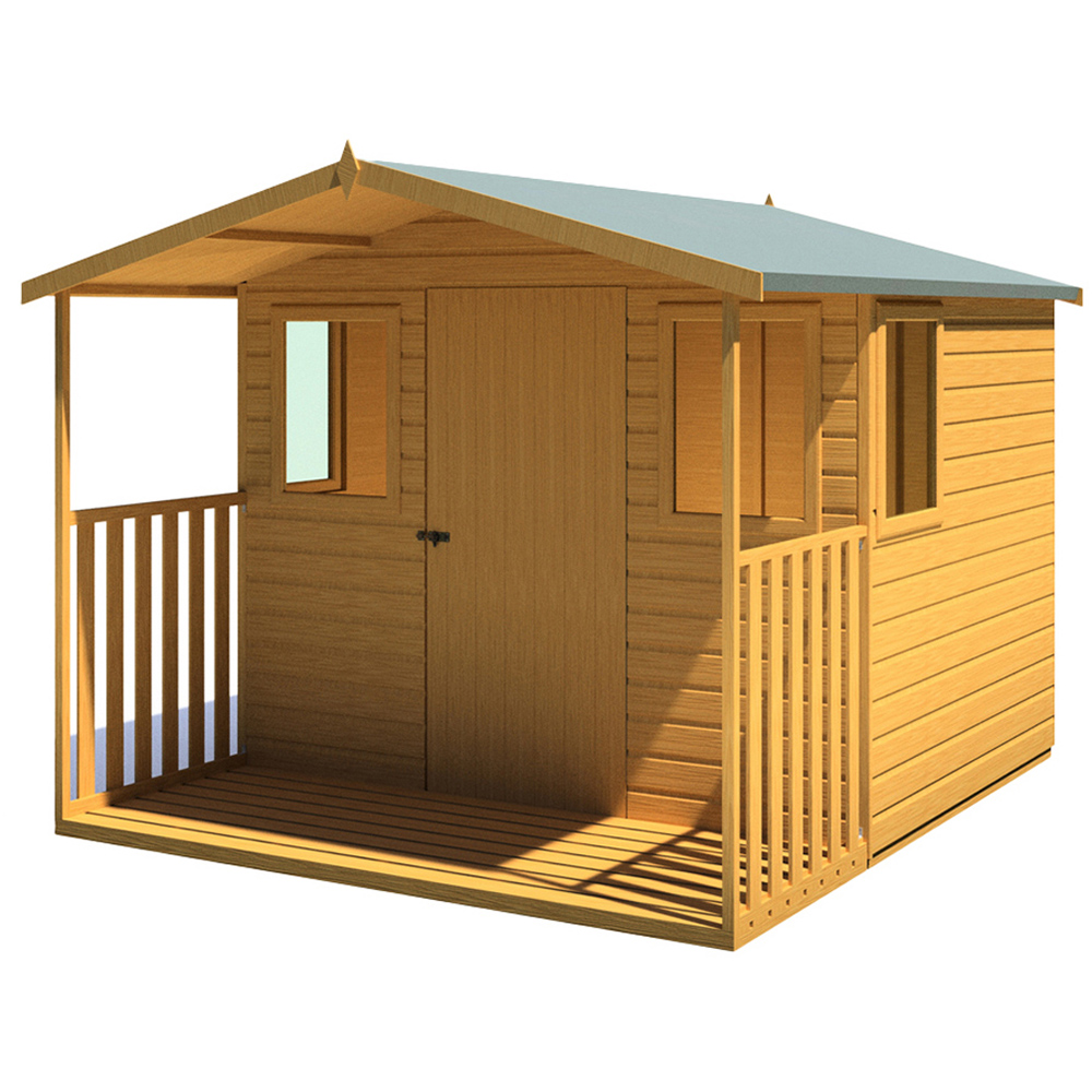 Shire Orkney 8 x 9ft Shiplap Apex Garden Shed Image 2
