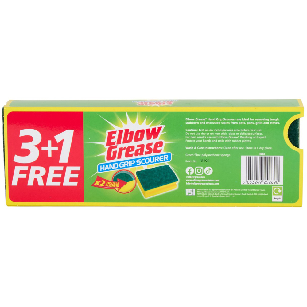 Pack of Four Elbow Grease Handgrip Scourers Image 2