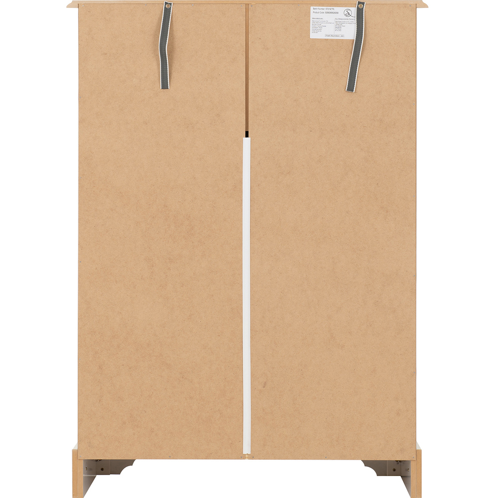 Seconique Stratford 5 Drawer White Storage Chest Image 6