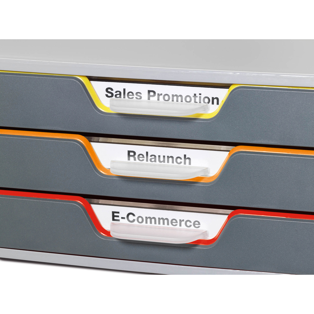 Durable Varicolor 3 Drawer Colour Coded Desktop Storage A4+ Image 5