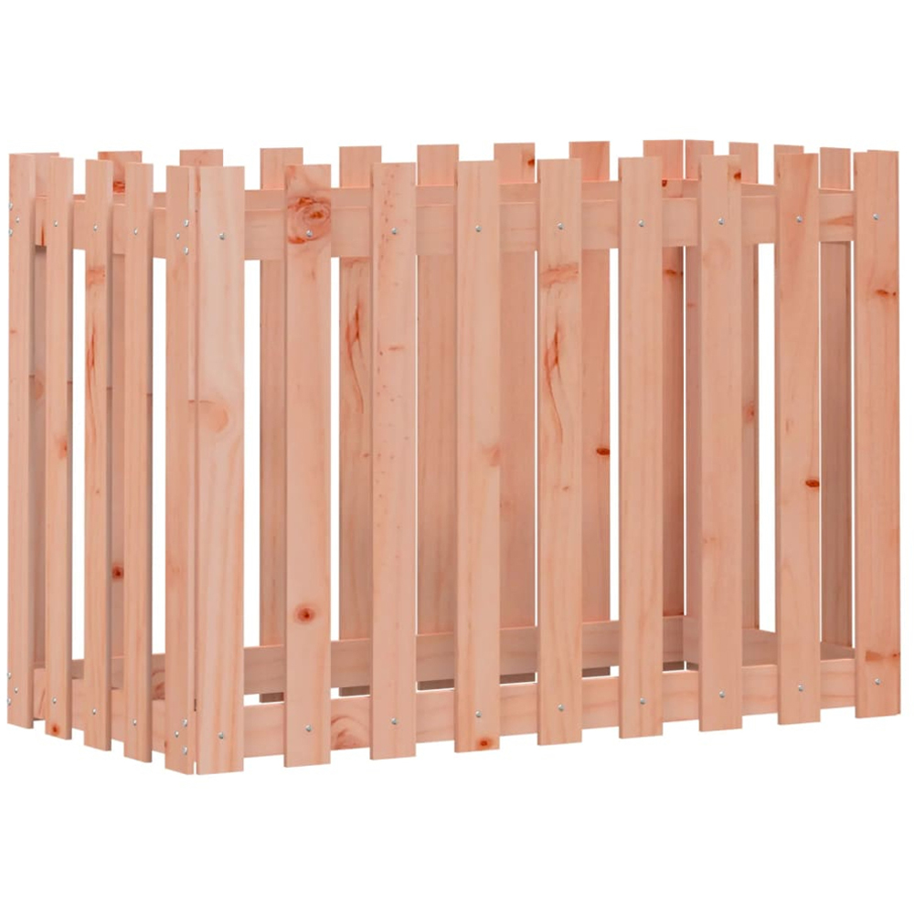 vidaXL Brown Douglas Wood Raised Garden Bed 70 x 100 x 50cm Image 4