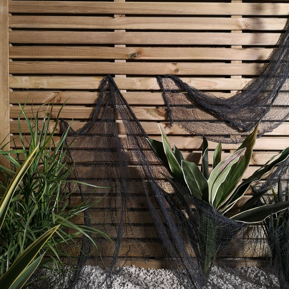 Samuel Alexander Black Freaky Fabric Net Halloween Decoration 2.9m 2 Pack Image 6