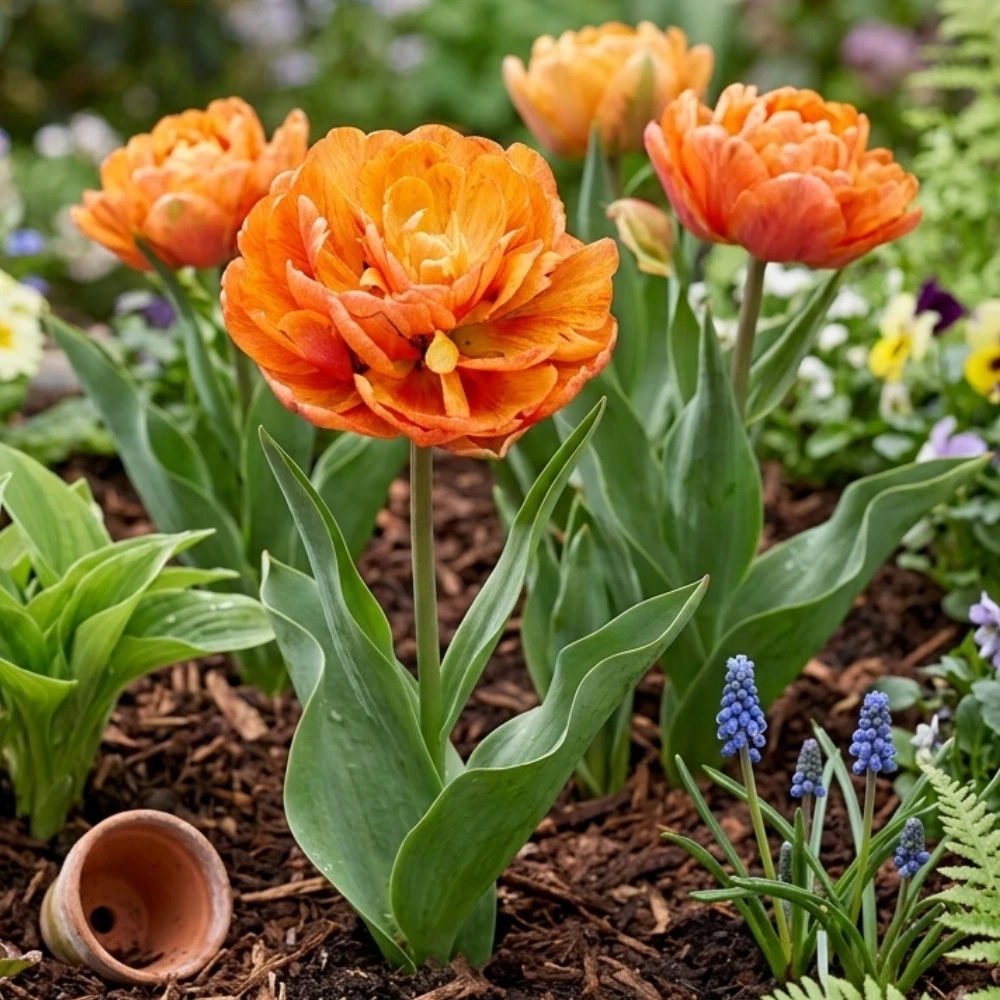 Thompson and Morgan Tulip Big Giant Autumn Planting Bulb 16 Pack Image 2