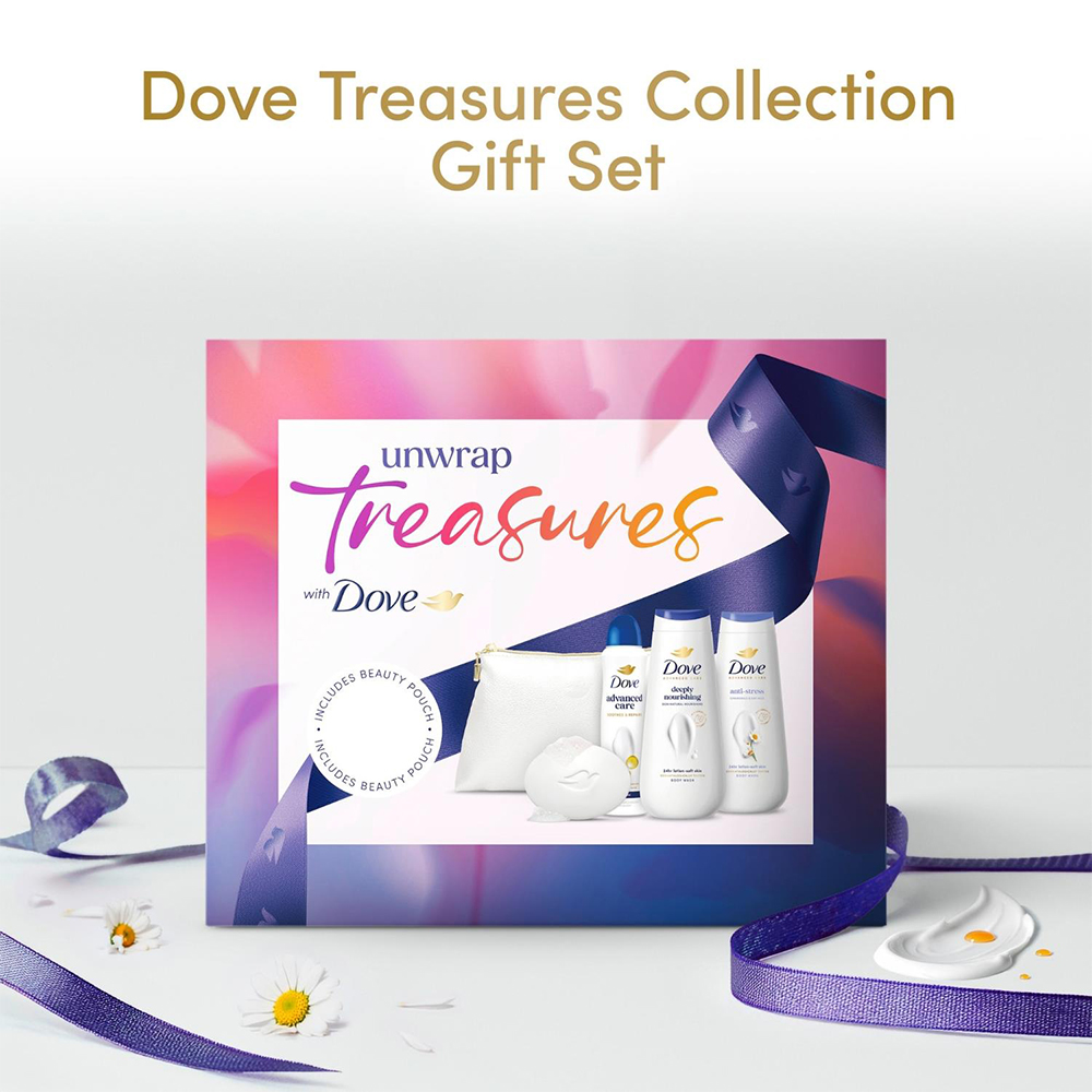 Dove Treasures Collection Gift Set 4 Piece 2 Pack Image 3