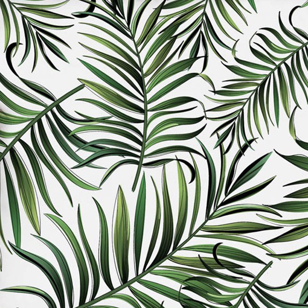 Benjamin Tate Design Green Leaves Outdoor Cushion 45 x 45cm Image 3