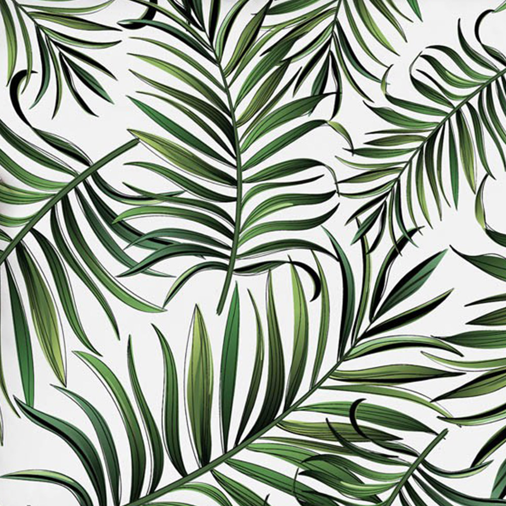 Benjamin Tate Design Green Leaves Outdoor Cushion 60 x 60cm Image 3