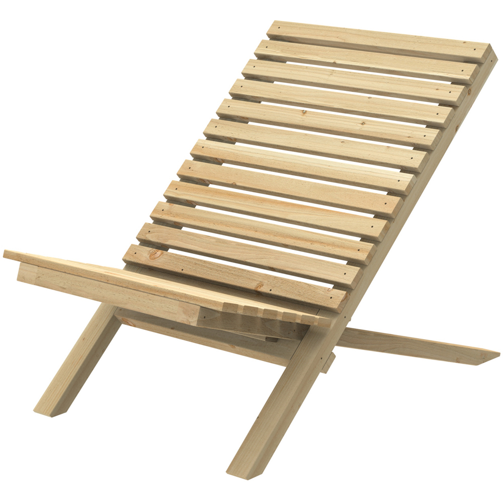 Forest Garden Slatted Chair Image 2