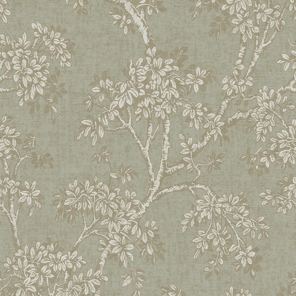 Holden Decor Hawthorn Trail Sage Wallpaper Image 1