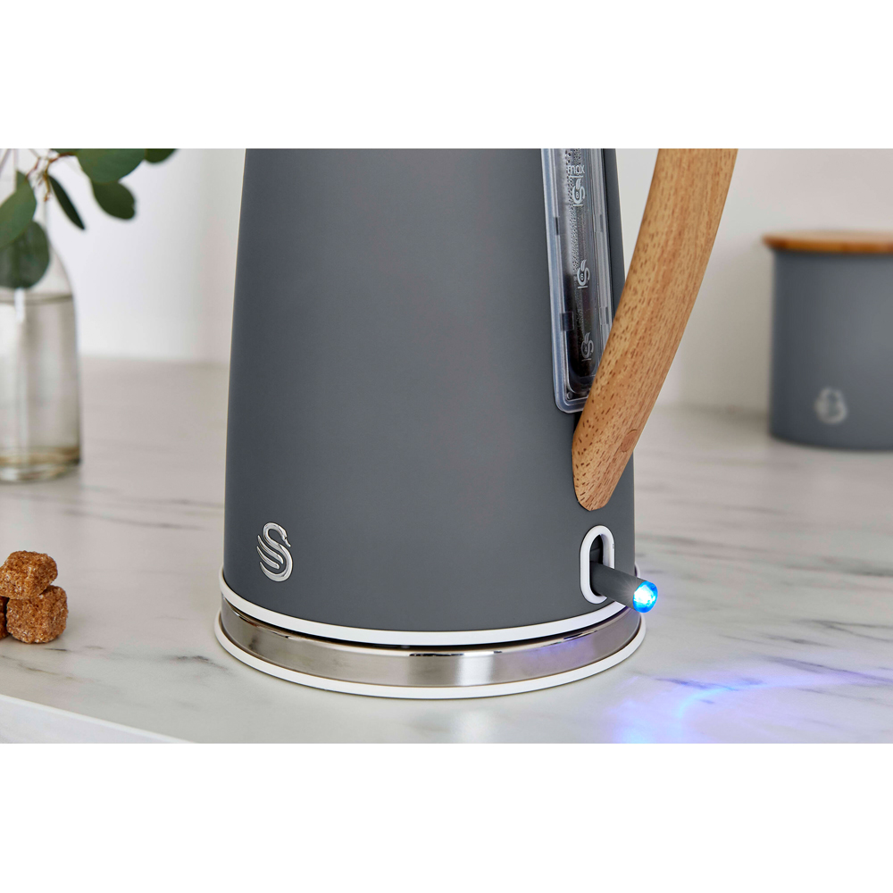 Swan Nordic EEJB149 Grey 2 Slice Toaster and 1.7L Kettle Bundle Image 5