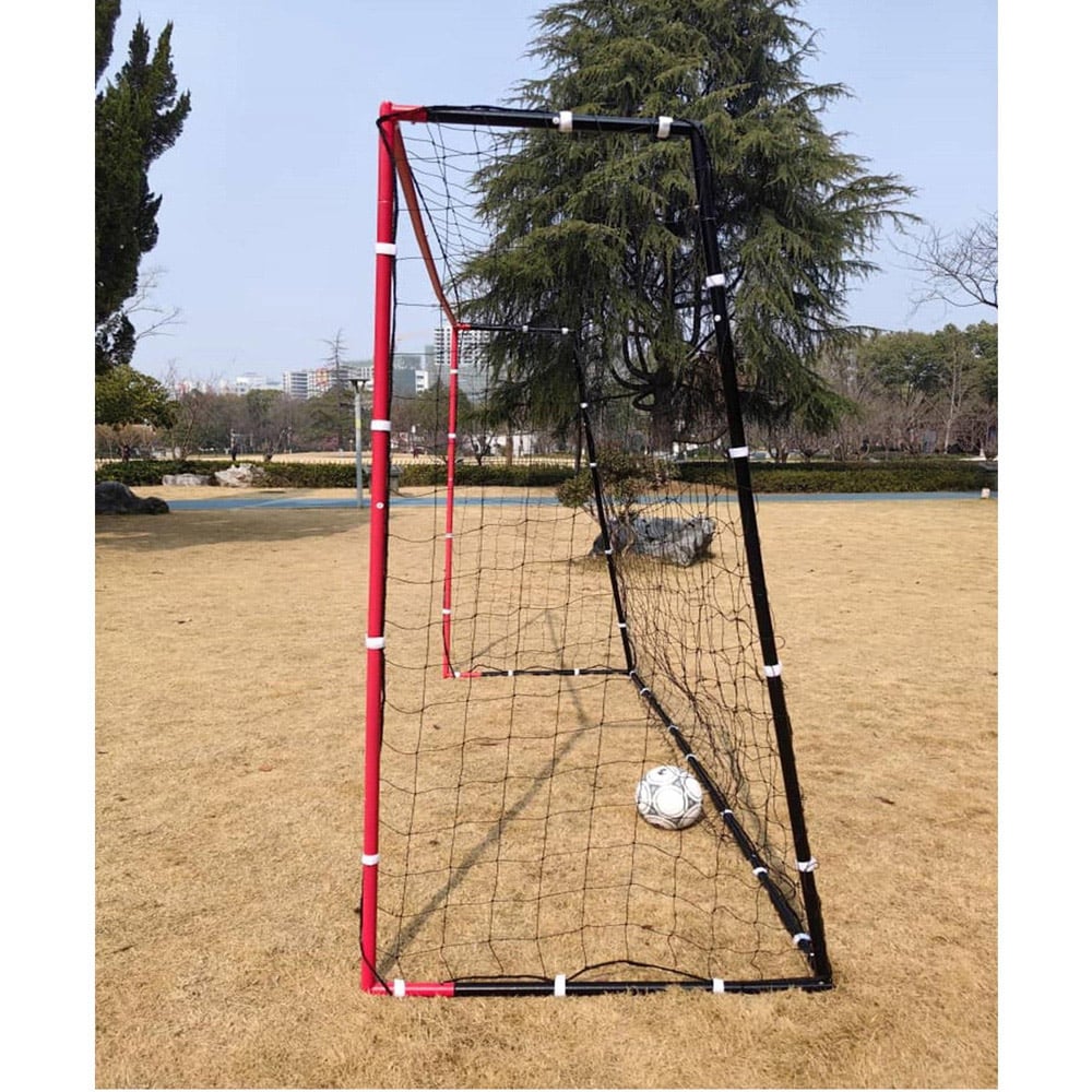 Rexco Black and Red Football Goal Post Net 3 x 2 x 1m Image 7