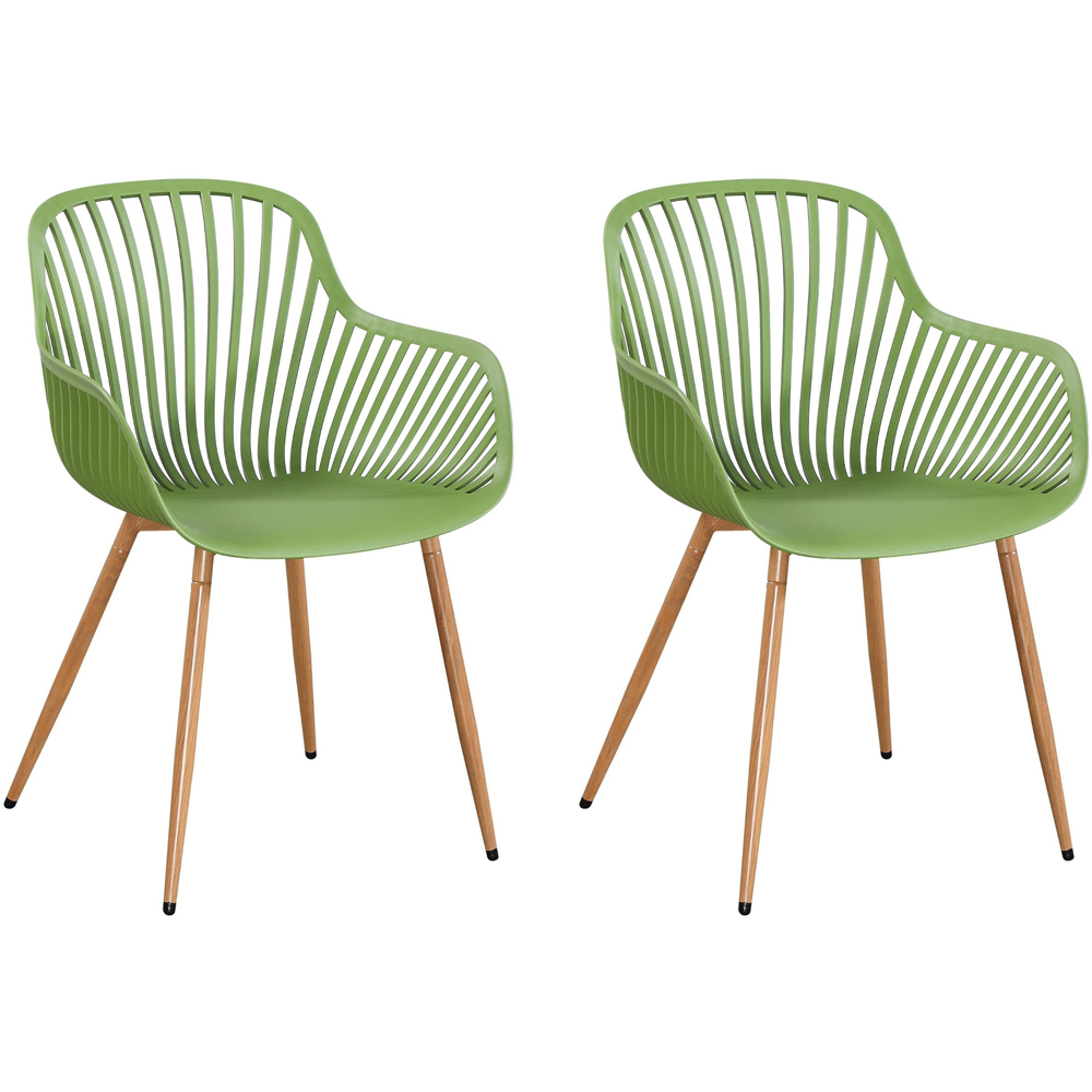 Core Products 2 Seater Moss Green Sunray Design Square Metal Foldable Table Garden Bistro Set Image 3