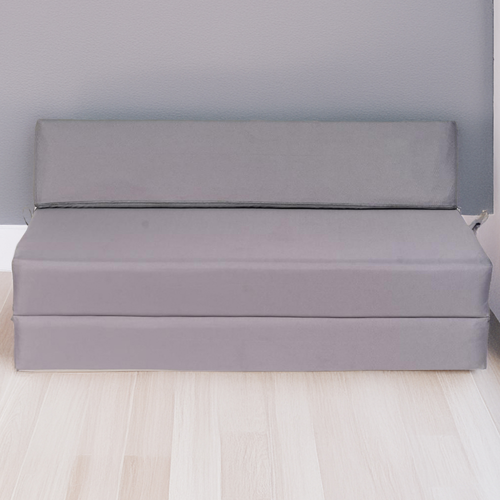 Kaikoo Double Grey Foldable Bed Image 1