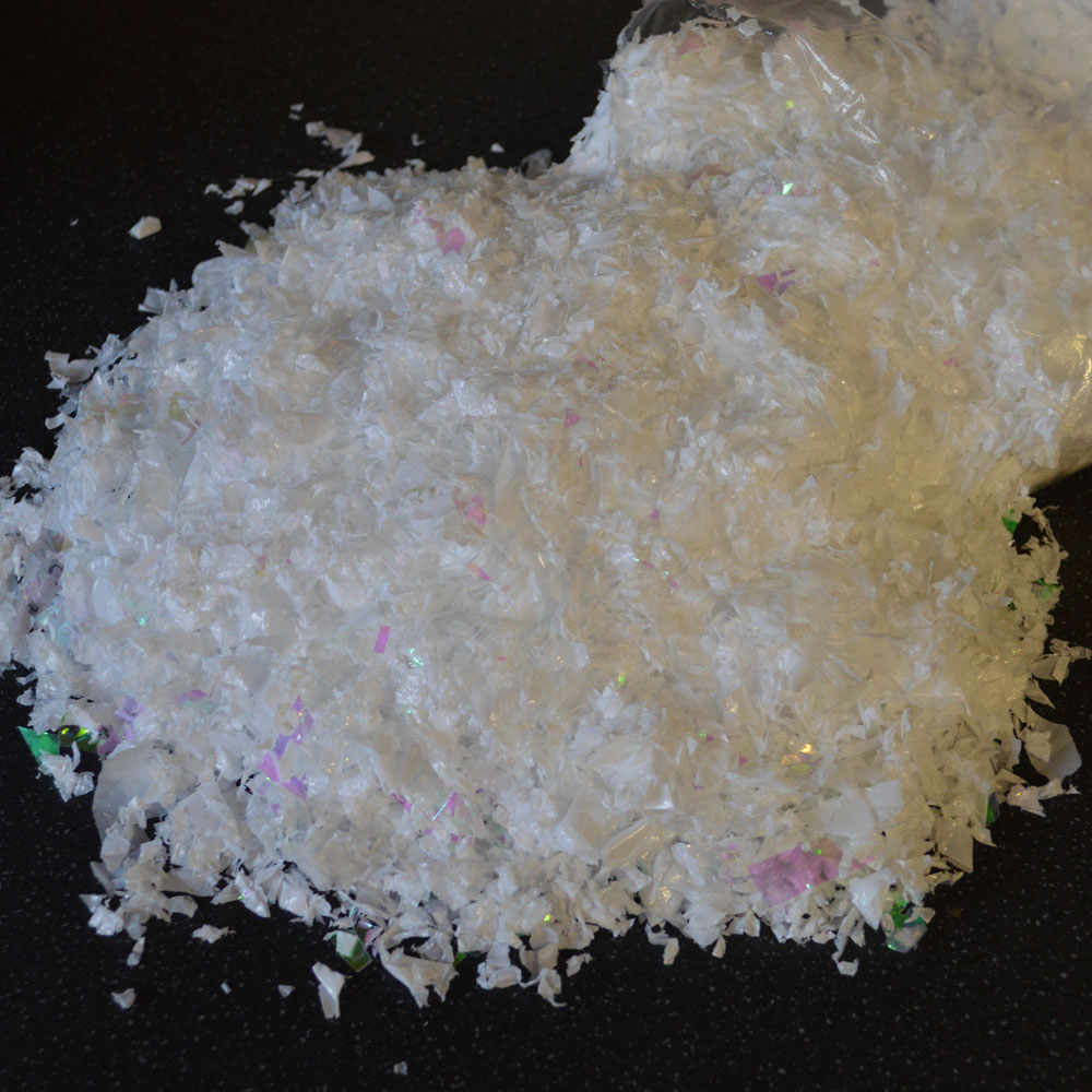 Samuel Alexander Frosted Iridescent Fake Snow Decoration Image 2