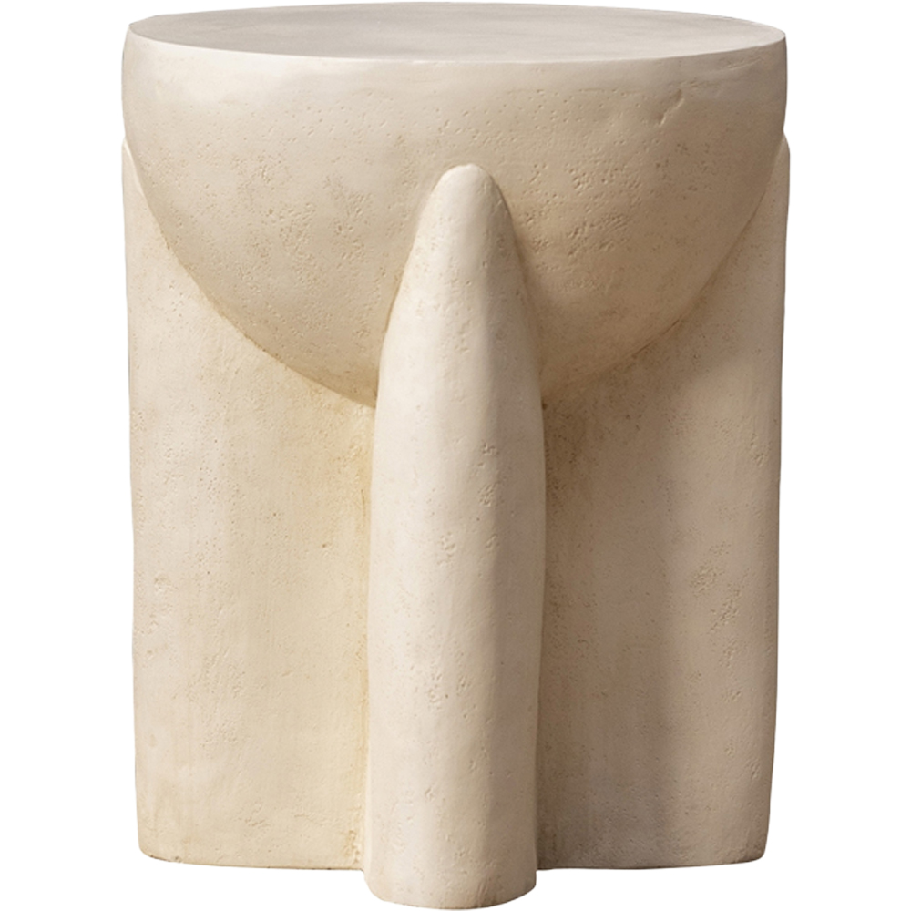 Desser Naples Concrete Effect Round Side Table Image 2