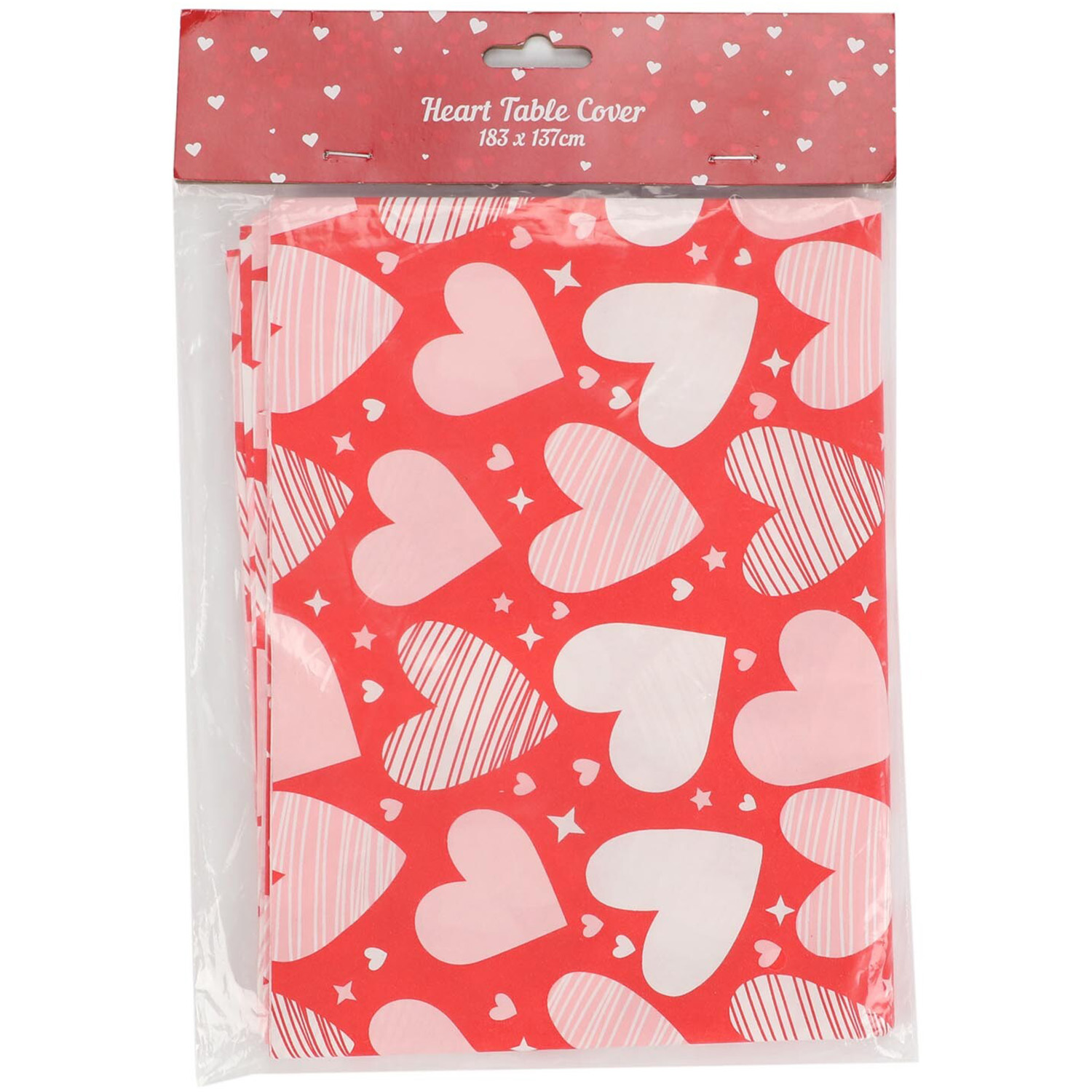 Heart Table Cover - Red Image