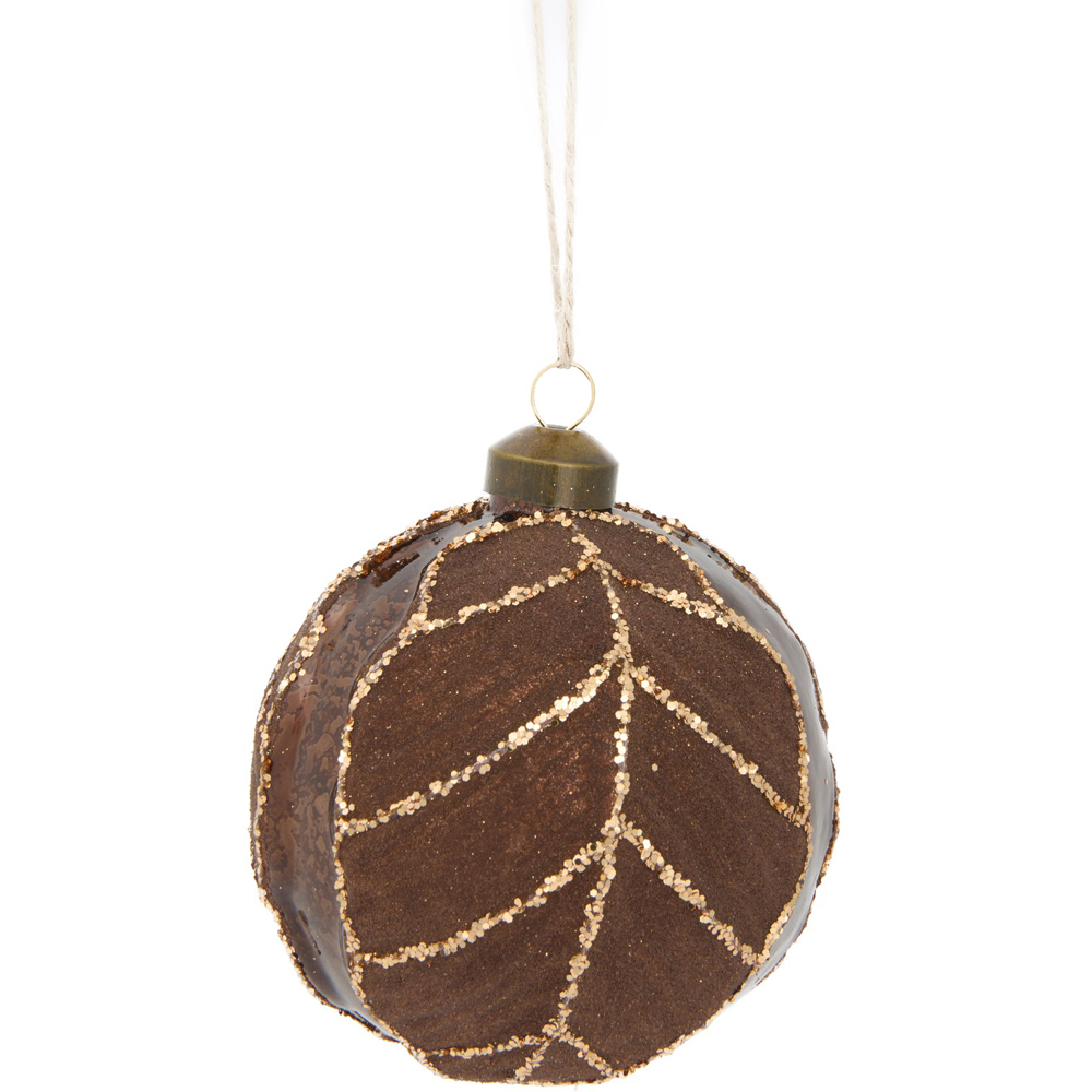 Antique Leaf Bauble Image 3
