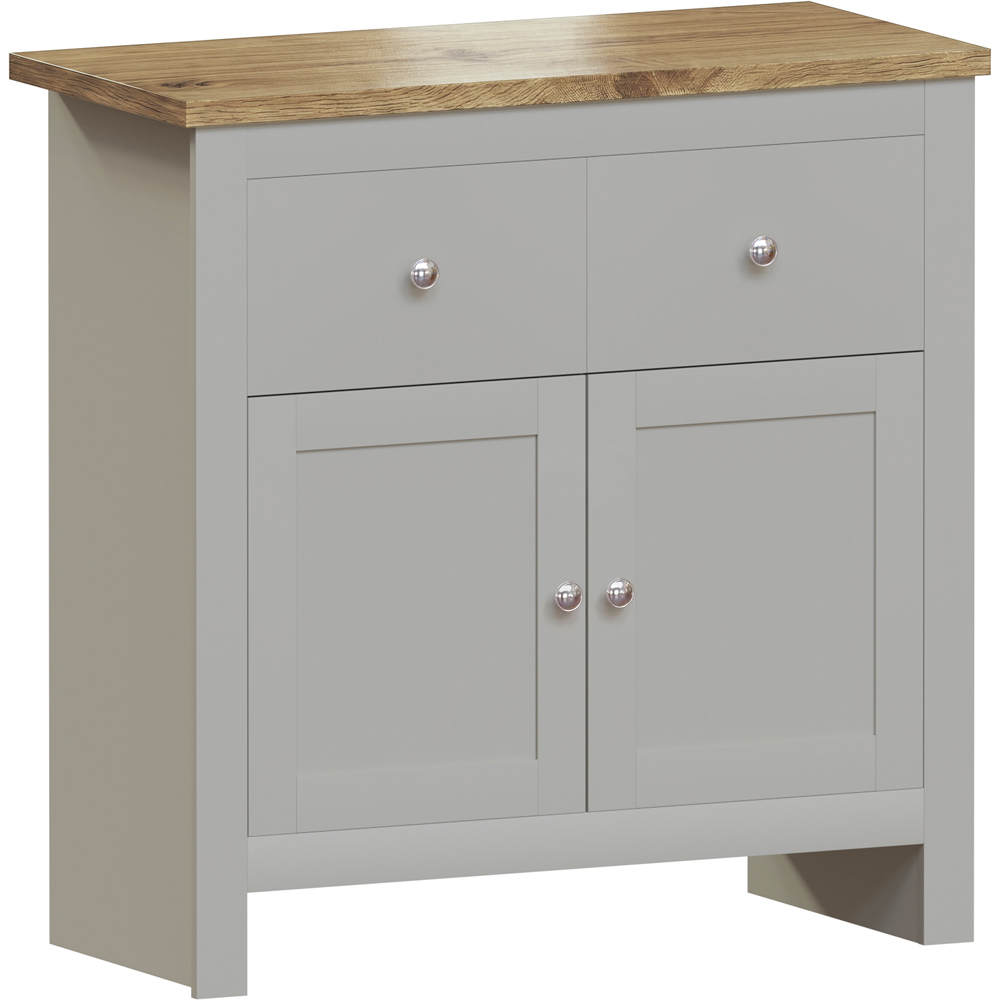 VIDA DESIGNS Arlington 2 Door 2 Drawer Grey Sideboard Image 2