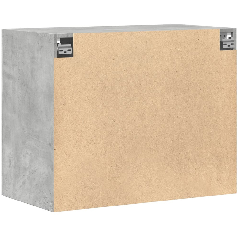 vidaXL 2 Door Concrete Grey Wooden Wall Cabinet Image 6