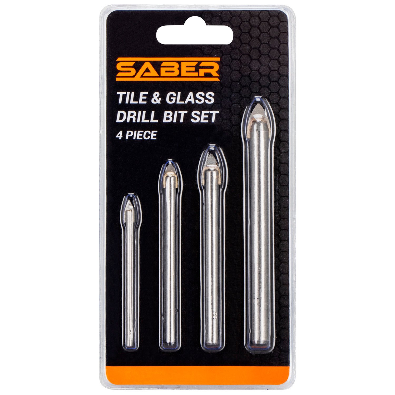 Saber 4-Piece Tile and Glass Drill Bit Set Image