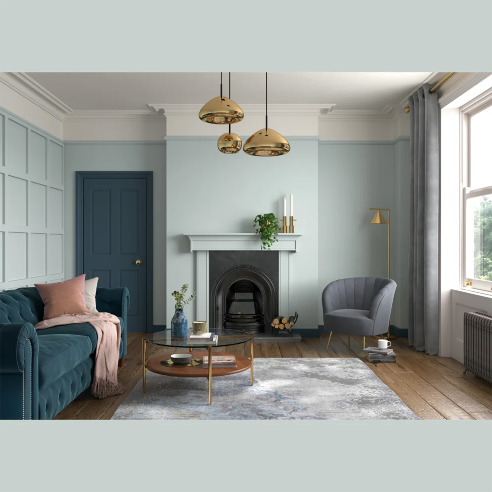 Dulux Heritage Walls and Ceilings Green Oxide Velvet Matt Emulsion Paint 2.5L Image 4