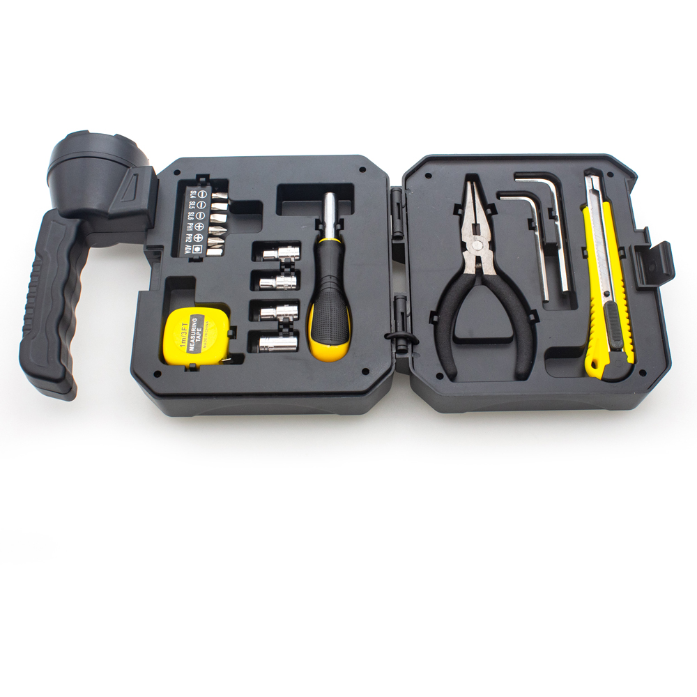 Avilo Powerful Floodlight Torch and Essential Tool Kit Image 2