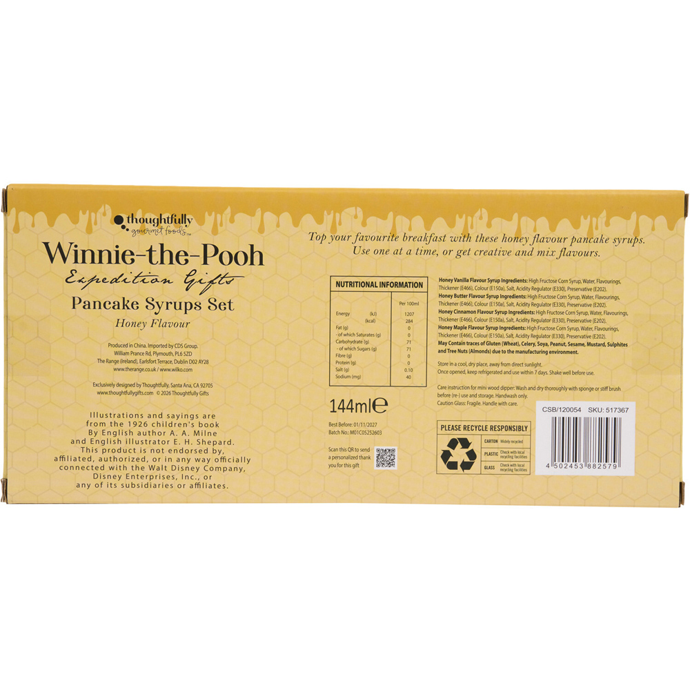 Winnie The Pooh Pancake Syrup Set Image 3