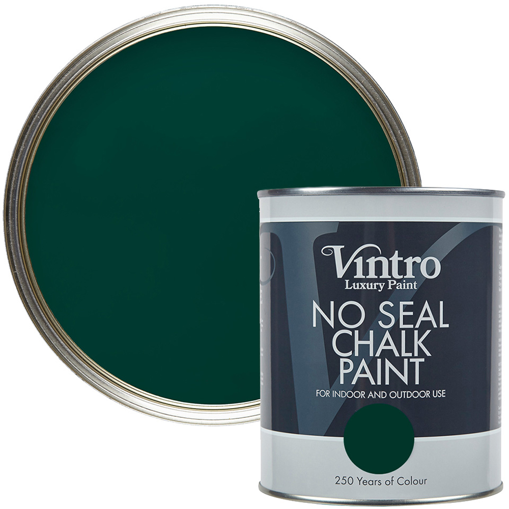 Vintro Paint Woodpecker Green No Seal Chalk Paint 1L Image 1