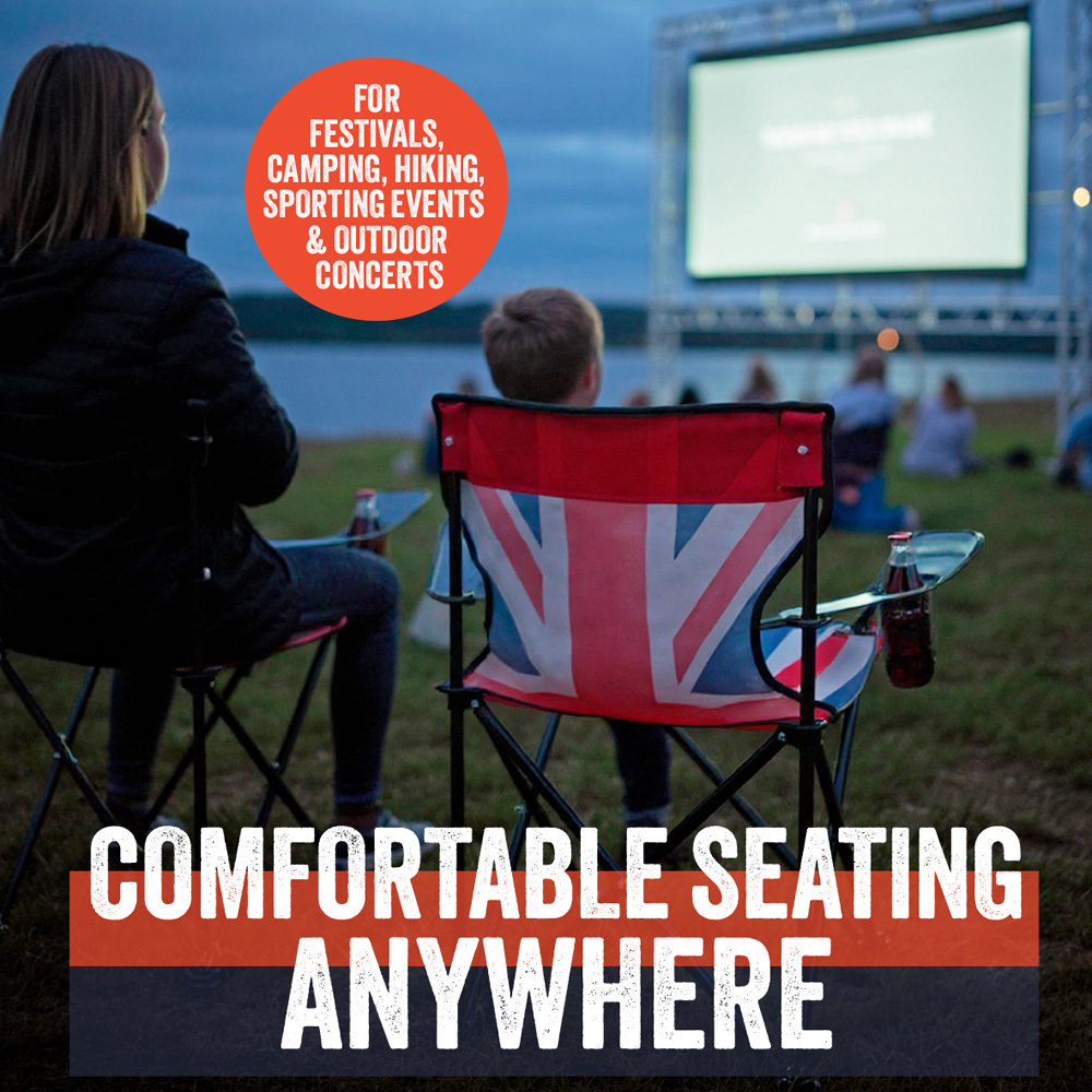 Milestone Union Jack Foldable Leisure Chair Image 8