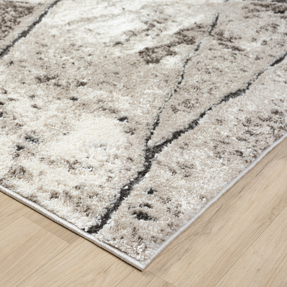 Desire Rugs Eleanor Mocha Slate Embossed Rug 200 x 290cm Image 4