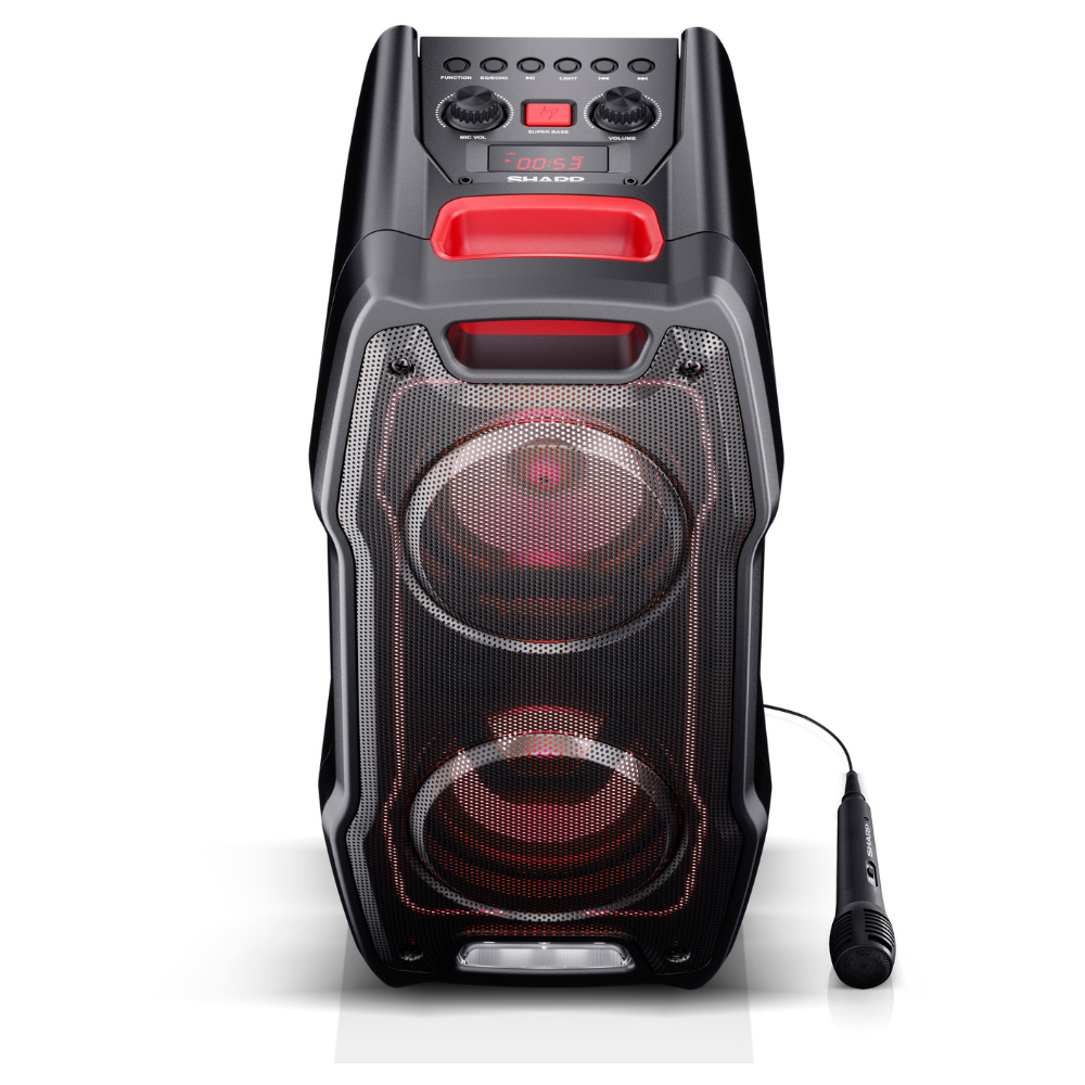 Sharp Black and Red Party Speaker 180W Image 3