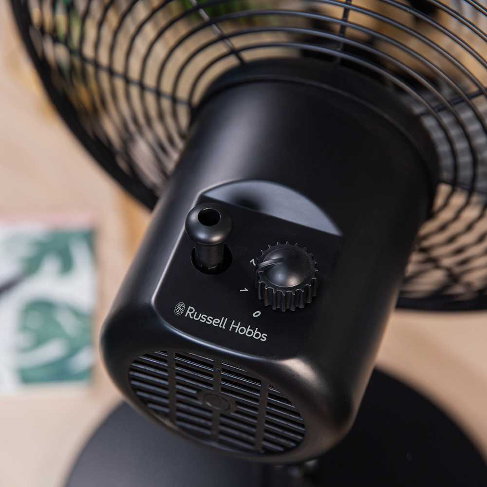 Russell Hobbs Black Scandi Desk Fan 12 inch Image 5