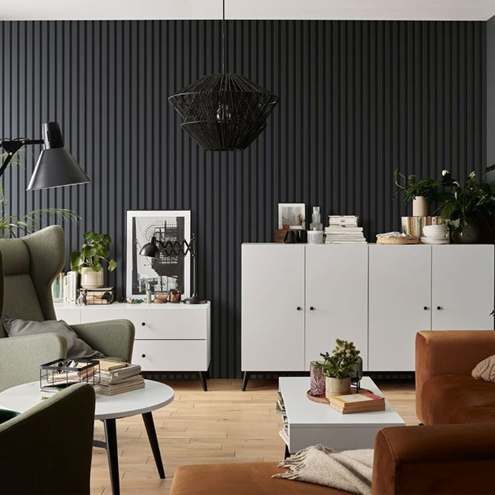VOX Linerio M-Line Anthracite Grey Left Hand Trim Wall Panel Image 1