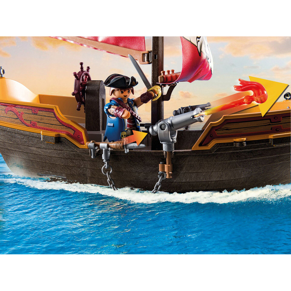 Playmobil Pirate vs Deeper Pirate Vessel Playset 101 Piece Image 5