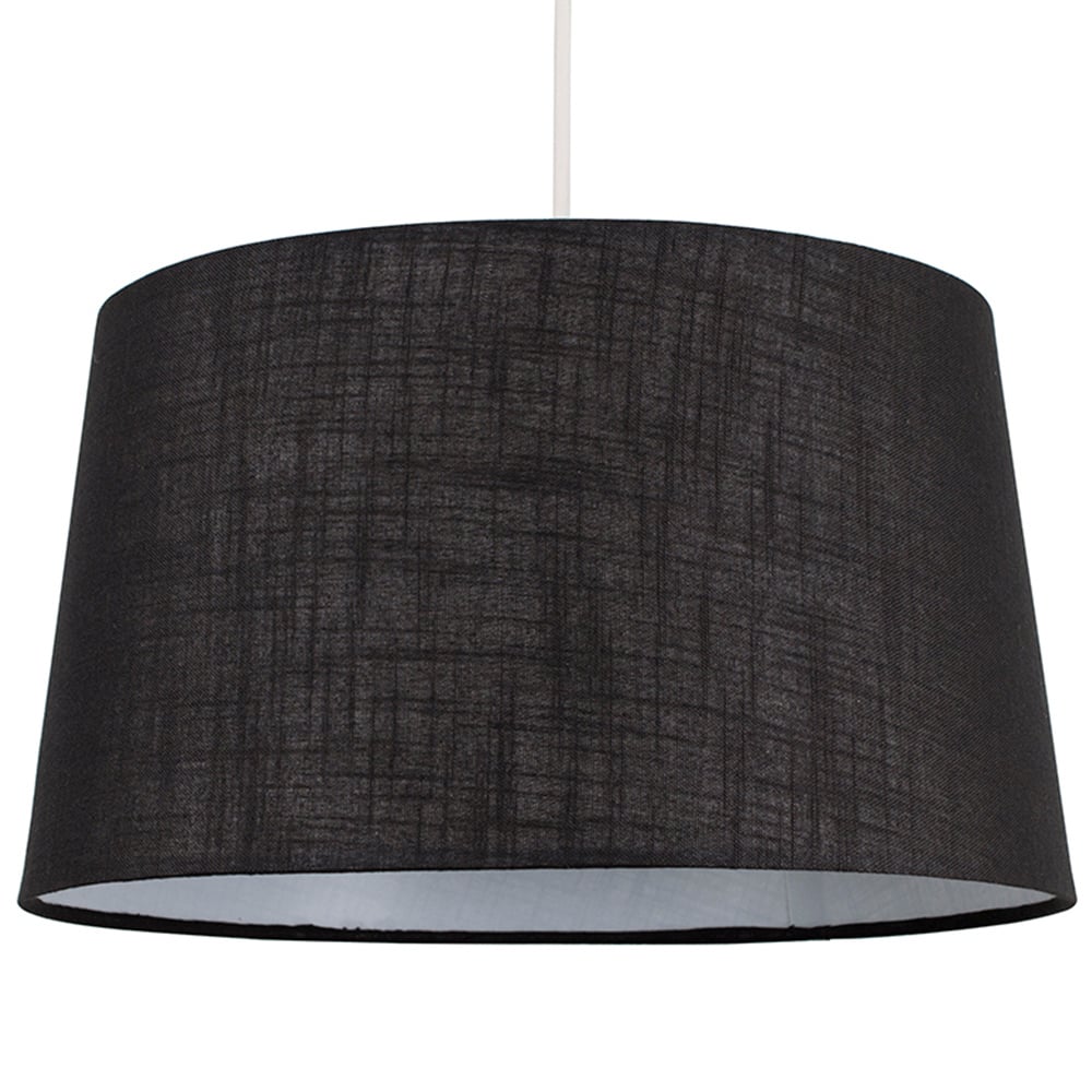 ValueLights Doretta Black Tapered Lamp Shade Image 1