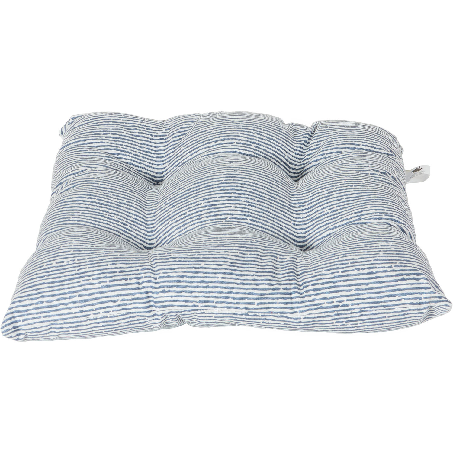 Printed Seat Pad Blue Wilko