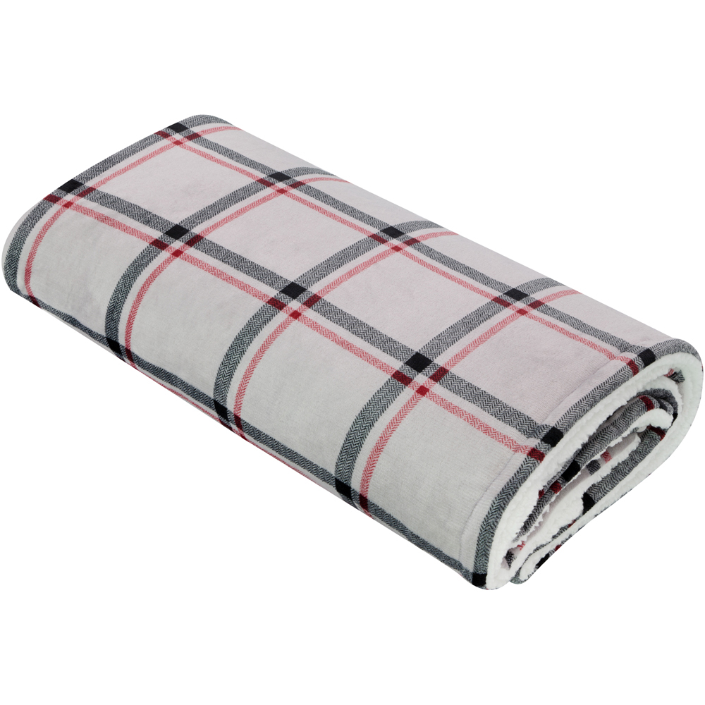 Bauer Luxury Plaid Soft Touch Heated Throw 120 x 160cm Image 3