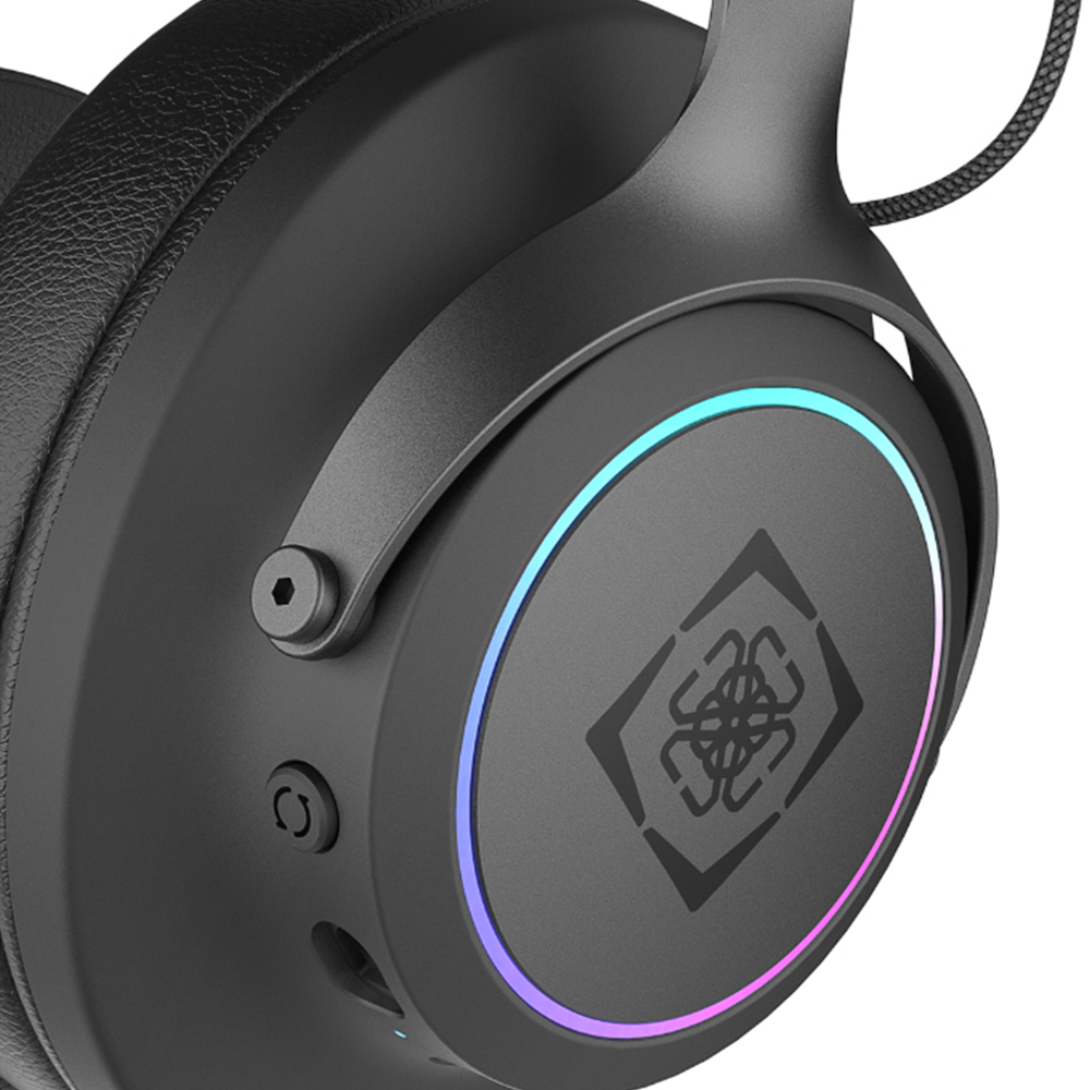 Deltaco RGB Wireless Gaming Headset with 7.1 Surround Sound Image 7