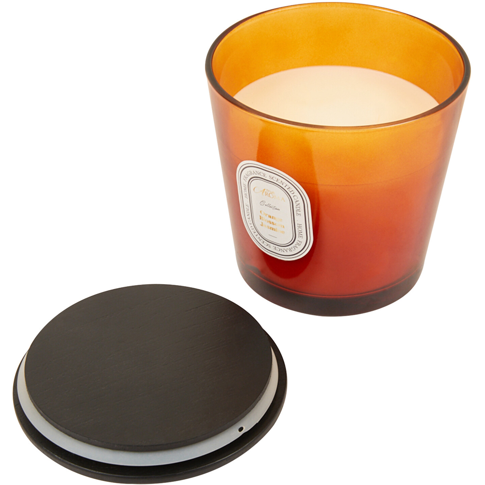 Modern 3 Wick Scented Candle Orange Blossom and Jasmine Image 2