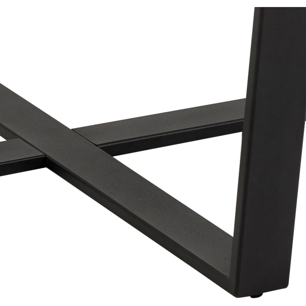 Florence Amble 4 Seater Brown Marble Melamine Top Round Dining Table Image 6