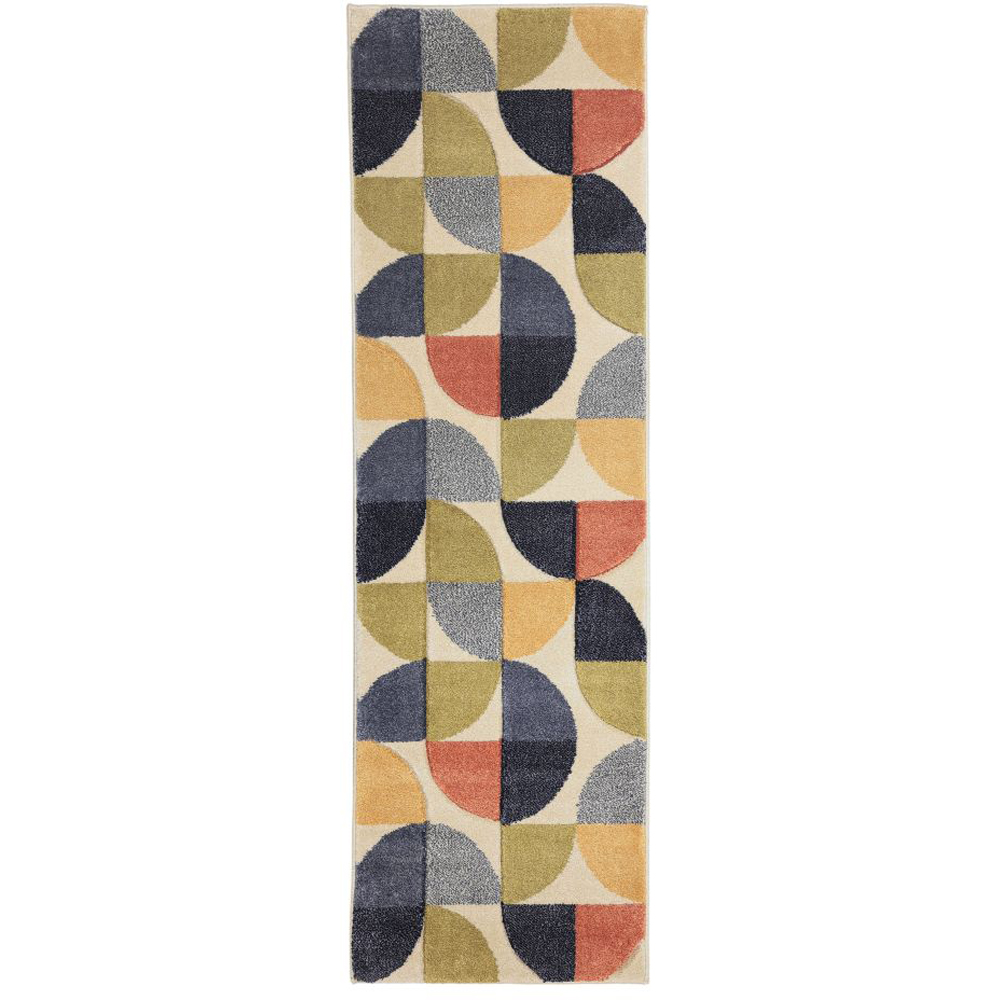 Homemaker Newport Multicolour Abstract Runner 60 x 200cm Image 2