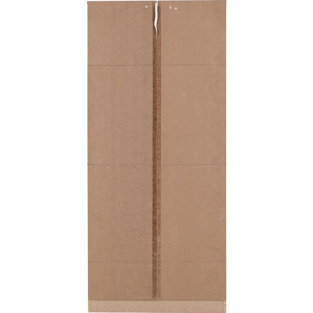 Seconique Carlton 2 Door Single Drawer Medium Oak Effect Wardrobe Image 5