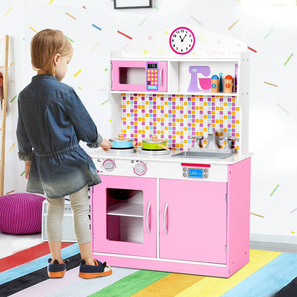 Costway Kids Cooking Pretend Play Toy Set Image 5