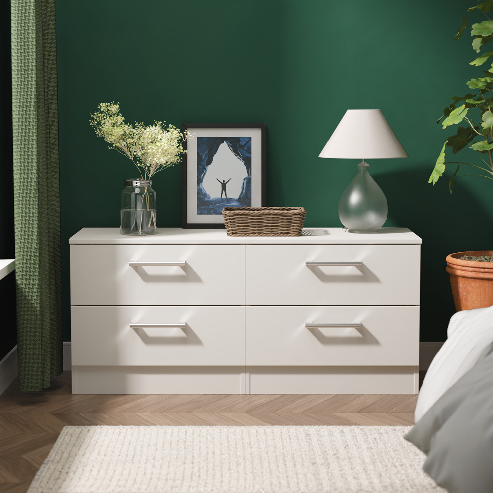 Crowndale Devon 4 Drawer Grey Matt Bed Box Ready Assembled Image 7