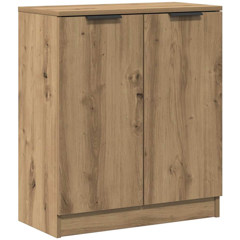 vidaXL 2 Door 2 Shelf Artisan Oak Sideboard Image 2