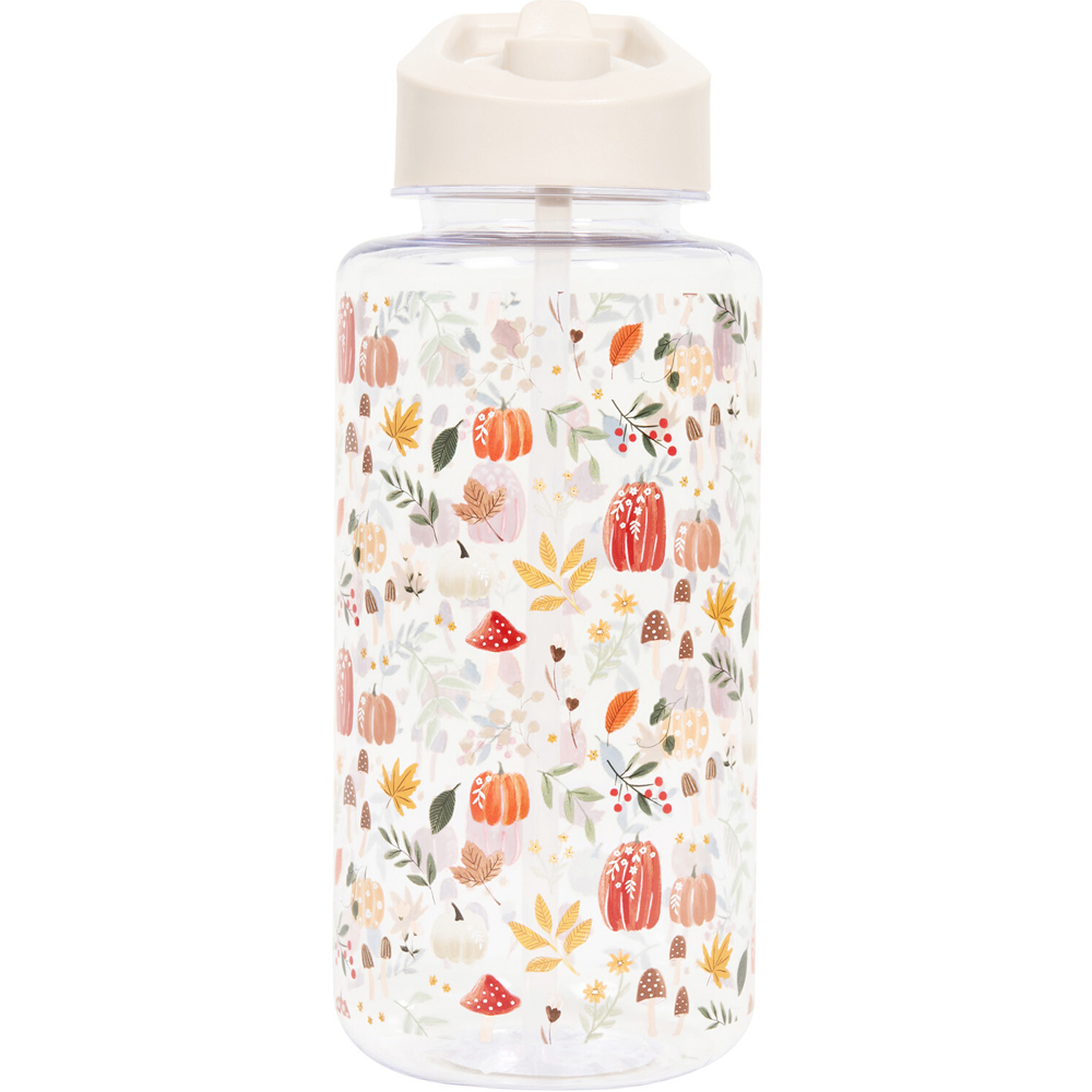 Autumn Print Plastic Bottle Image 2