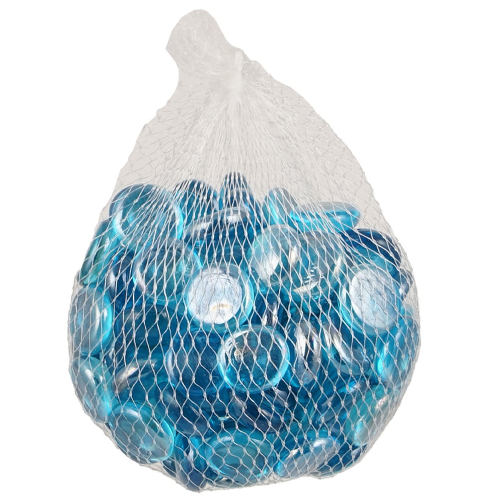 Single Round Glass Nuggets Ornament 500g in Assorted styles Image 1