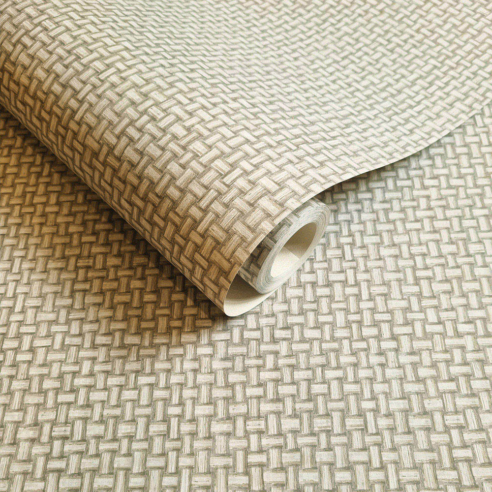 Holden Basket Weave Cream Wallpaper Image 2