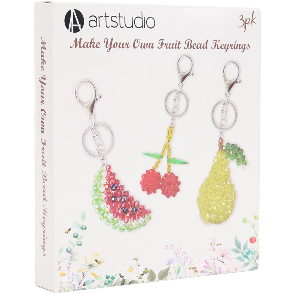 Make Your Own Fruit Bead Keyrings Kit Image 2