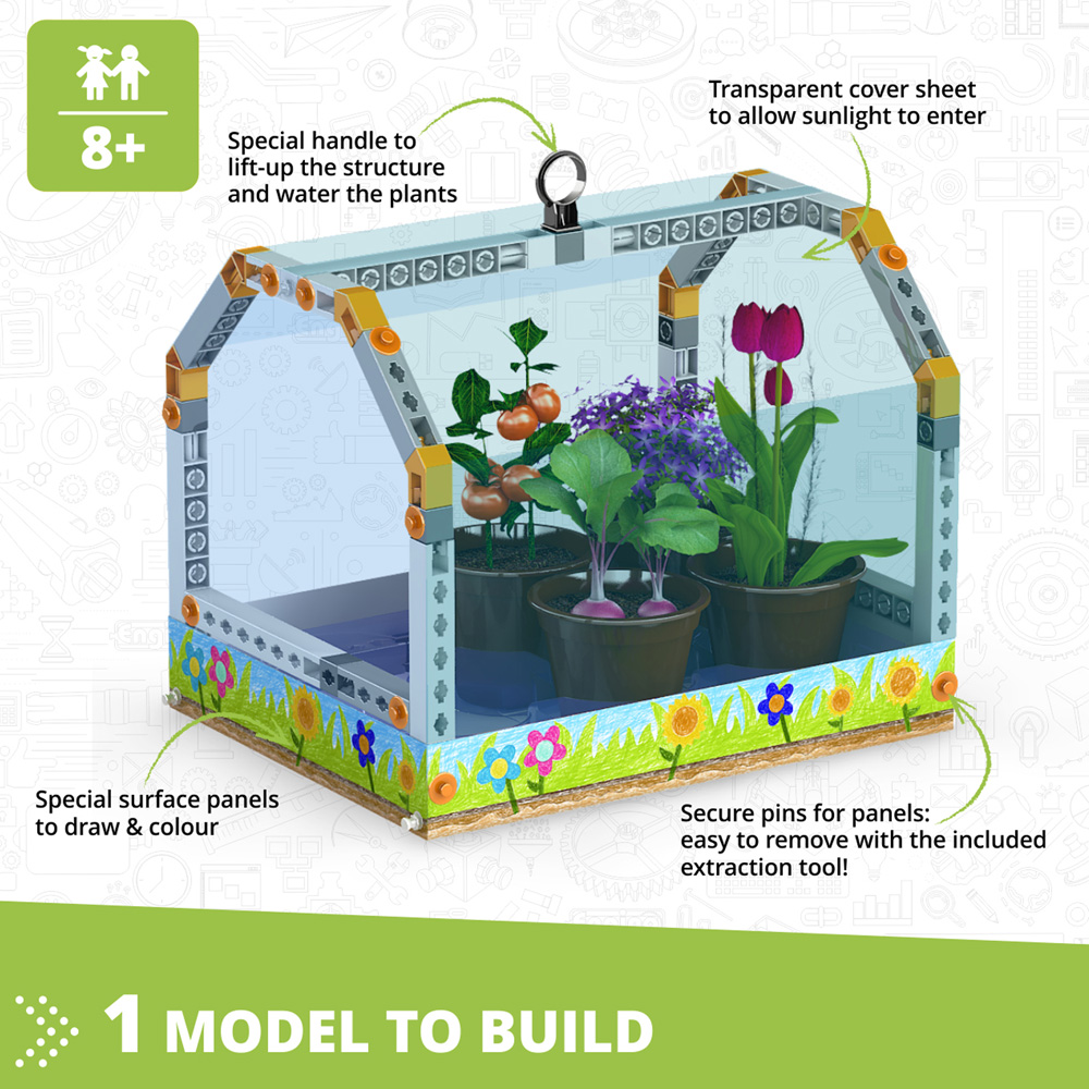Engino How Greenhouses Work Building Set Image 4