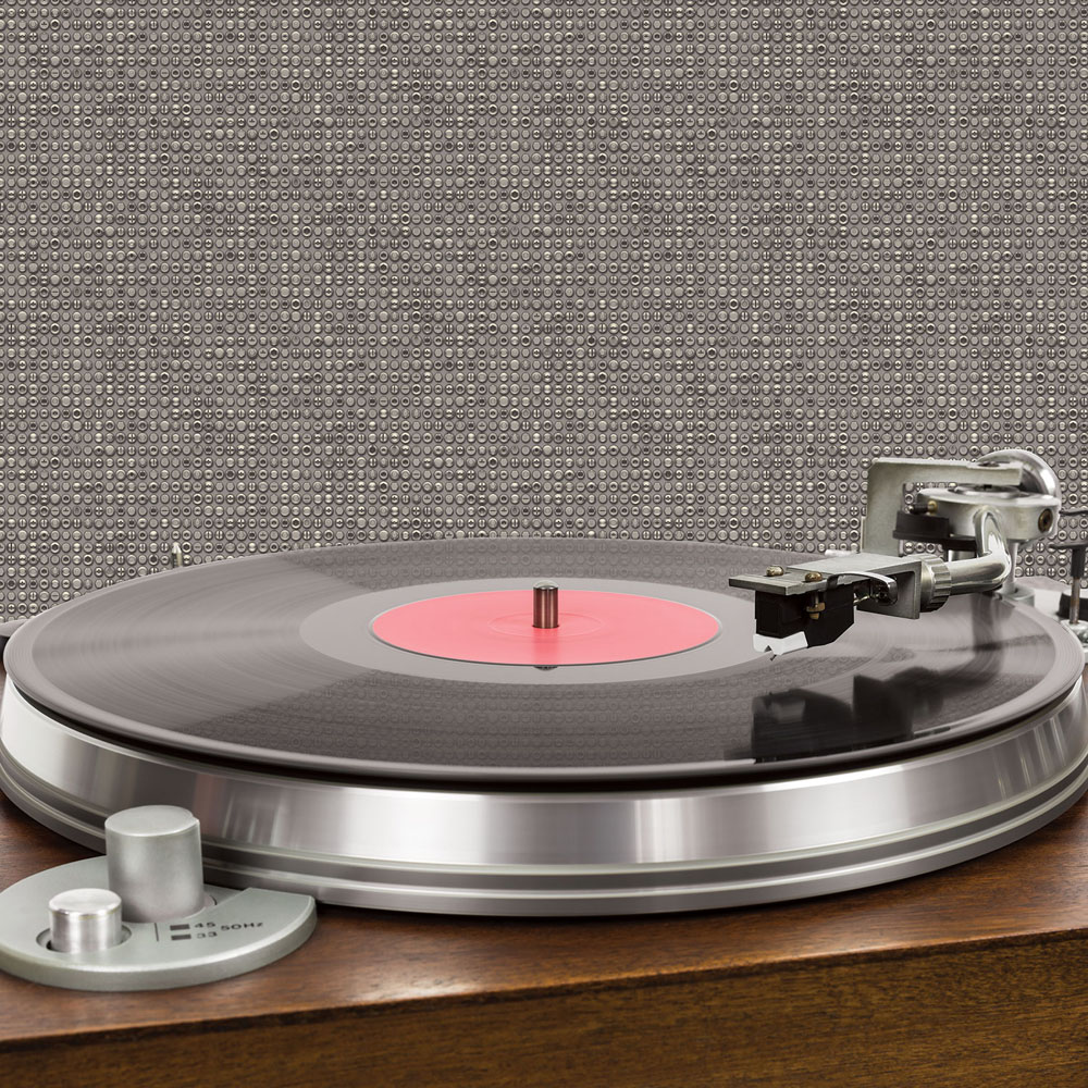 Galerie Grunge Nuts and Bolts Charcoal Wallpaper Image 2